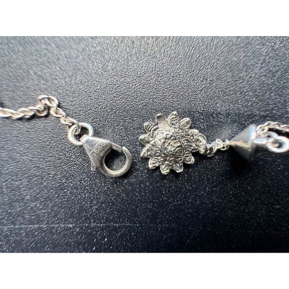 Gucci GG Marmont Mother of Pearl Sterling Silver Bracelet - Picture 5 of 11